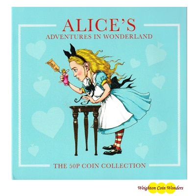 2021 BU 50p Pack (5-Coins) - Alice's Adventures in Wonderland